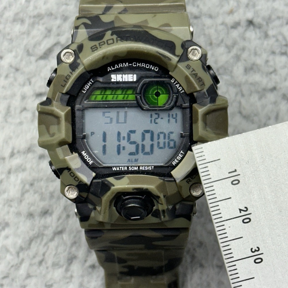 SKMEI 1197 Tactical Style Digital Camouflage Sport Watch 5 ATM Water Resistant